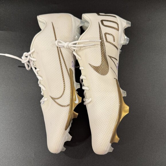 Nike Vapor Edge 360 Speed Football Cleats Shoes Mens Size 16 White Gold main image 10